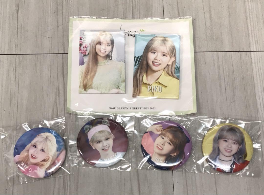 Amazon.co.jp: ? niziu リク 缶バッチ スクエア缶バッチ 売り